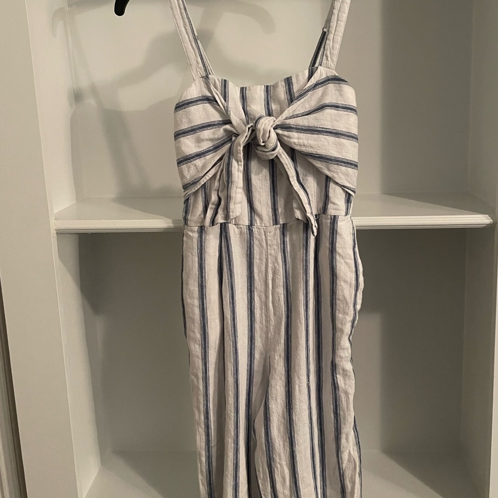 Striped jumpsuit from Abercrombie and fitch